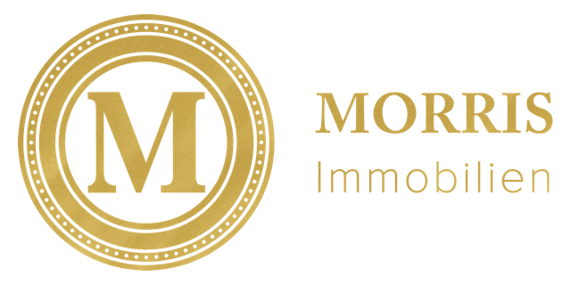 Morris Immobilien Logo Gold Dark